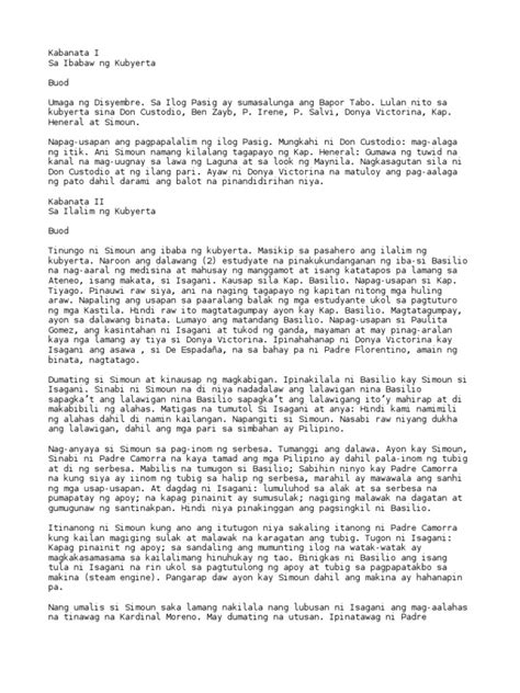 kabanata 21 el filibusterismo|el filibusterismo buod.